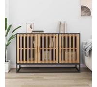 VIDAXL - Credenza Nera 105x30x65 Cm In Legno Multistrato