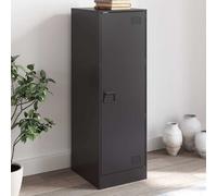 vidaXL Credenza Nera 34,5x39x107 cm in Acciaio