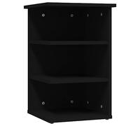 vidaXL Credenza Nera 35x35x55 cm in Legno Multistrato