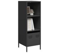 vidaXL Credenza Nera 35x39x103,5 cm in Acciaio