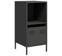vidaXL Credenza Nera 35x39x73,5 cm in Acciaio Laminato a Freddo, armadietto, credenza, Armadio da corridoio, Buffet, Armadio da Cucina