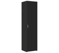 vidaXL Credenza Nera 45x42,5x185 cm in Legno Multistrato, credenza Alta, Mobile Contenitore, Mobile Alto, Mobile, credenza Laterale, Mobile Buffet