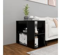 vidaXL Credenza Nera 60x30x50 cm in Legno Multistrato