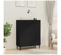 VIDAXL - Credenza Nera 70x34x90 Cm In Legno Multistrato