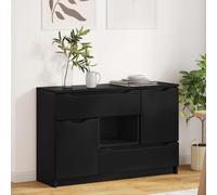 vidaXL Credenza Nero 100 x 30 x 65,6 Legno ingegnerizzato