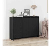 vidaXL Credenza Nero 102 x 29.5 x 75 cm Legno Multistrato, Credenza Moderna, Contenitore Rettangolare per Soggiorno, arredo Semplice, organizzazione Funzionale