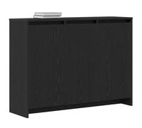 vidaXL Credenza Nero 102 x 29.5 x 75 cm Legno Multistrato, Credenza Moderna, Contenitore Rettangolare per Soggiorno, arredo Semplice, organizzazione Funzionale