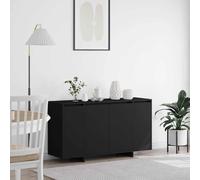 vidaXL Credenza Nero 135 x 41 x 69 cm Legno multistrato