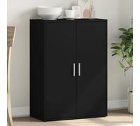 vidaXL Credenza Nero 60x31x84 cm in Legno Multistrato