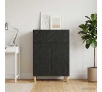 vidaXL Credenza Nero 66 x 34,5 x 90 cm Legno ingegnerizzato