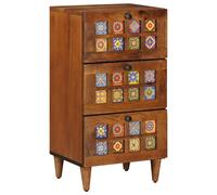 vidaXL Credenza Noce 40 x 33 x 75 cm Legno di mango massello