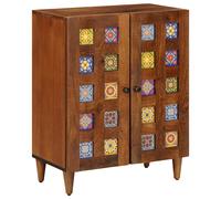 vidaXL Credenza Noce 60 x 33,5 x 75 cm Legno di mango massello