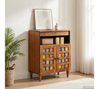 vidaXL Credenza Noce 60 x 33 x 75 cm Legno di mango massello