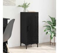 vidaXL Credenza Olden Rovere Nero 34,5 x 34 x 90 cm
