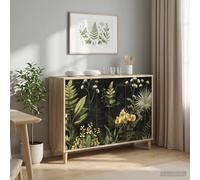 vidaXL Credenza RHENEN Sonoma 102 x 33 x 75 cm Legno ingegnerizzato, Mobile laterale rettangolare moderno, unità di stoccaggio elegante per soggiorno e sala da pranzo, soluzione funzionale