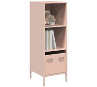 vidaXL Credenza Rosa 35x39x103,5 cm in Acciaio