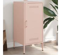vidaXL Credenza Rosa 36x39x79 cm in Acciaio