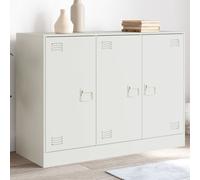 vidaXL Credenza Rosa 99x39x73 cm in Acciaio, credenza in legno, armadietto portaoggetti, armadietto, armadietto in legno, armadietto di stoccaggio