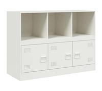 vidaXL Credenza Rosa 99x39x73 cm in Acciaio, credenza in legno, armadietto portaoggetti, mobile di conservazione, armadietto in legno, portaoggetti