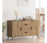 vidaXL Credenza Rovere artigianale 100 x 36 x 60 cm Legno multistrato