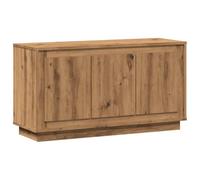 vidaXL Credenza Rovere Artigianale 102x35x55 cm in Legno Multistrato, credenza in Legno, armadietto Laterale, portaoggetti, armadietto in Legno