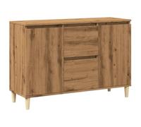 vidaXL Credenza Rovere Artigianale 102x35x70 cm in Legno Multistrato, libreria, portaoggetti, Mobile di conservazione, Mobile per Libri