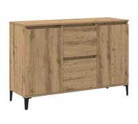 vidaXL Credenza Rovere Artigianale 102x35x70 cm in Legno Multistrato, Mobile per Libri, libreria, Mobile portaoggetti, armadietto, portaoggetti