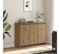 vidaXL Credenza Rovere Artigianale 102x35x70 cm in Truciolato, credenza con Ante, Mobile da Soggiorno, portaoggetti, credenza da Cucina, credenza Alta