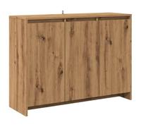 vidaXL Credenza Rovere Artigianale 102x35x70 cm in Truciolato, credenza con Ante, Mobile da Soggiorno, portaoggetti, credenza da Cucina, credenza Alta