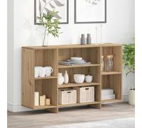 vidaXL Credenza rovere artigianale 120 x 30 x 75 cm Legno multistrato