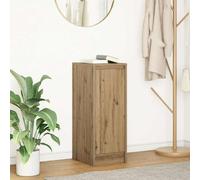 vidaXL Credenza Rovere Artigianale 29,5x34x76 cm in Legno Multistrato, armadietto, credenza, Armadio da corridoio, Buffet, Armadio da Cucina