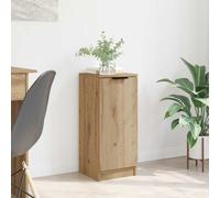 vidaXL Credenza rovere artigianale 30 x 30 x 70 cm Legno multistrato