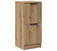 vidaXL Credenza Rovere Artigianale 30x30x70 cm in Legno Multistrato