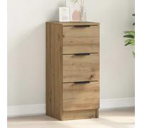 vidaXL Credenza Rovere Artigianale 30x30x70 cm in Legno Multistrato