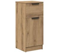 vidaXL Credenza Rovere Artigianale 30x30x70 cm in Legno Multistrato, credenza in Legno, armadietto Laterale, Madia, armadietto in Legno, armadietto