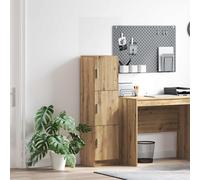 vidaXL Credenza Rovere artigianale 31.5 x 32 x 122.5 cm