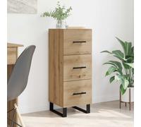 vidaXL Credenza Rovere artigianale 34,5 x 34 x 90 cm