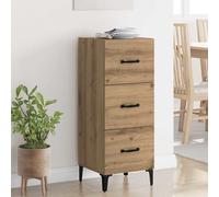vidaXL Credenza Rovere artigianale 34,5 x 34 x 90 cm