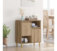 vidaXL Credenza rovere artigianale 35 x 60 x 70 cm Legno multistrato