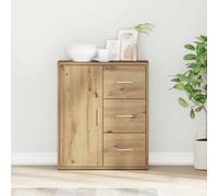 vidaXL Credenza rovere artigianale 60 x 31 x 70 cm Legno multistrato