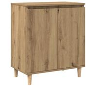 vidaXL Credenza Rovere Artigianale 60x35x70 cm in Legno Multistrato