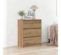vidaXL Credenza Rovere Artigianale 60x35x76 cm in Legno Multistrato