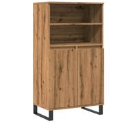 vidaXL Credenza Rovere Artigianale 60x36x110 cm in Legno Multistrato, credenza in Legno, credenza Alta, credenza con ripiano, credenza portaoggetti