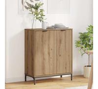 vidaXL Credenza rovere artigianale 69.5 x 33 x 82 cm Legno multistrato