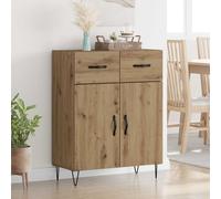 vidaXL Credenza Rovere artigianale 69,5 x 34 x 90 cm