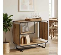 vidaXL Credenza Rovere Artigianale 80 x 37,5 x 64,5 cm