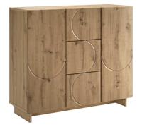 vidaXL Credenza Rovere Artigianale 85,5 x 31 x 75 cm
