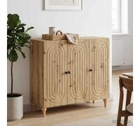 vidaXL Credenza Rovere Artigianale 89 x 34,5 x 80 cm