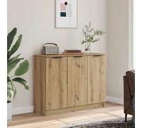 vidaXL Credenza Armadietto / Armadietto / Highboard - Rovere Artigianale, Legno Ingegnerizzato con Ampio Soggiorno/Camera da letto, Marrone - 90,5 x 30 x 70 cm