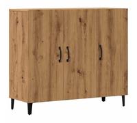 vidaXL Credenza Rovere Artigianale 90x34x80 cm in Legno Multistrato